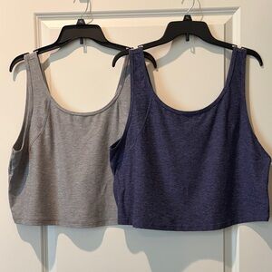 NWT FLX Pair of Crop Tanks